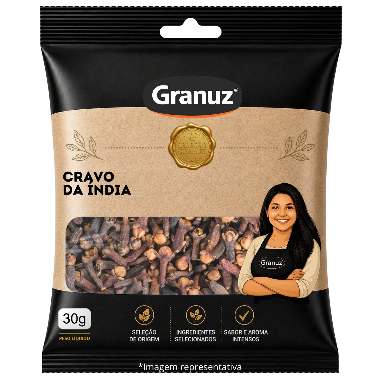 Cravo-da-Índia em Flor Granuz 30g