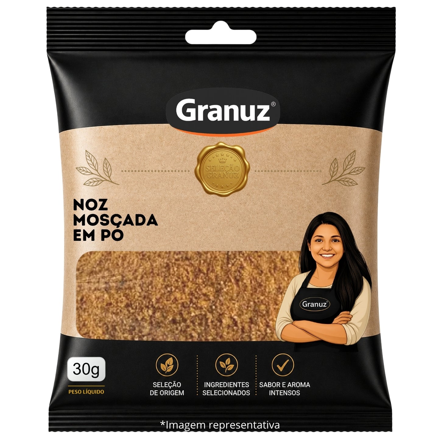 Noz-Moscada em Pó Granuz 30g