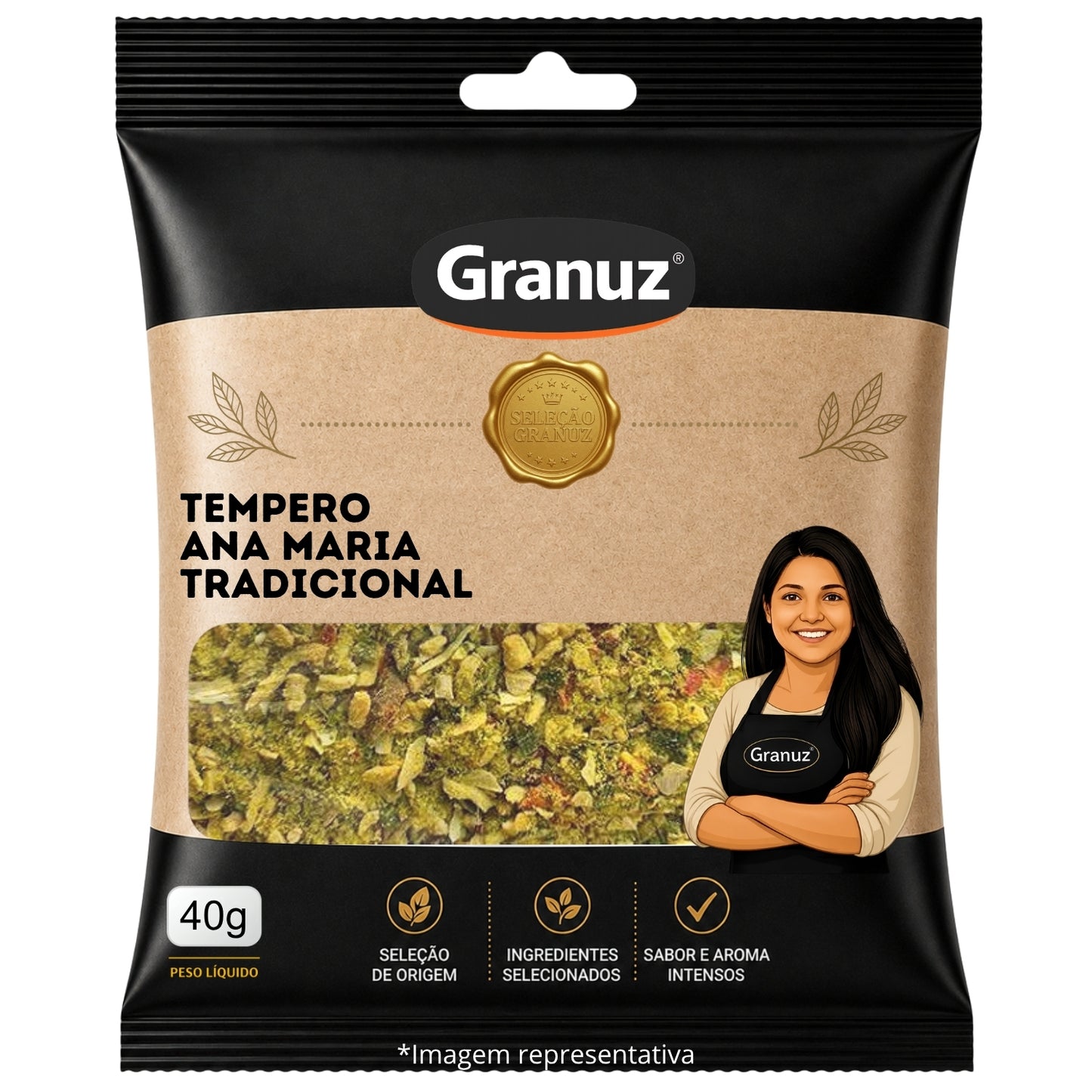 Tempero Ana Maria Tradicional Granuz 40g