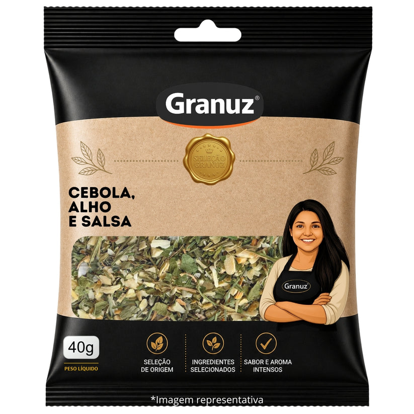 Tempero Cebola, Alho e Salsa Granuz 40g