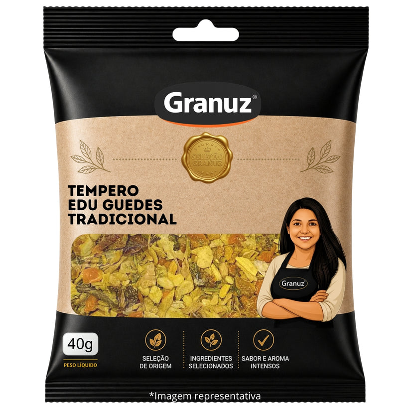 Tempero Edu Guedes Tradicional Granuz 40g