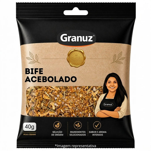 Arte de capa exclusiva do blog Granuz criada para o artigo Bife Acebolado