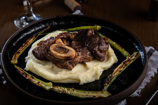 Foto apetitosa de escondidinho de carne moída em destaque, ilustrando a receita apresentada no blog Granuz