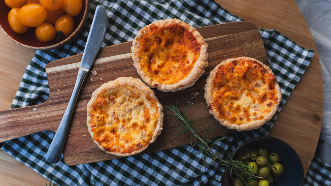 Foto apetitosa de barquetes em destaque, ilustrando a receita apresentada no blog Granuz