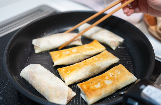 Foto apetitosa de panqueca de carne moída em destaque, ilustrando a receita apresentada no blog Granuz