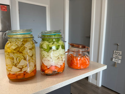 Foto apetitosa de kimchi caseiro em destaque, ilustrando a receita apresentada no blog Granuz