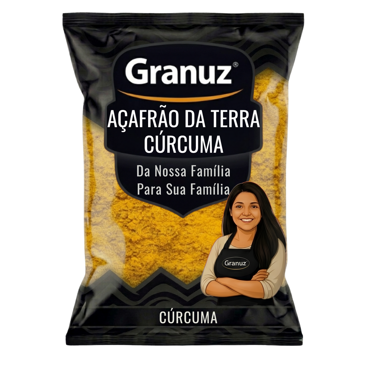Açafrão da Terra (Cúrcuma) em Pó Granuz - Granel