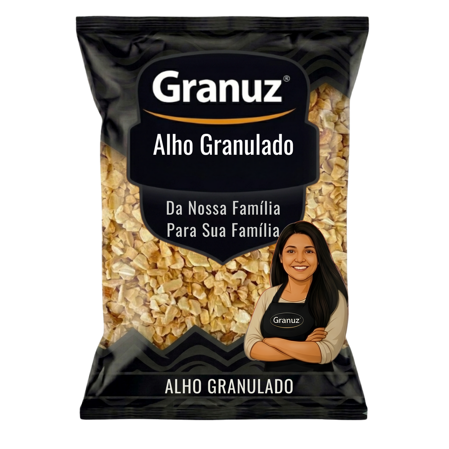 Alho Frito em Flocos Granuz - Granel