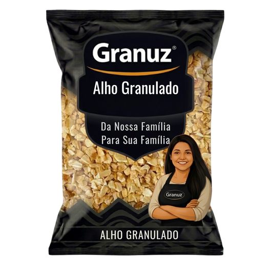 Alho Frito em Flocos Granuz - Granel