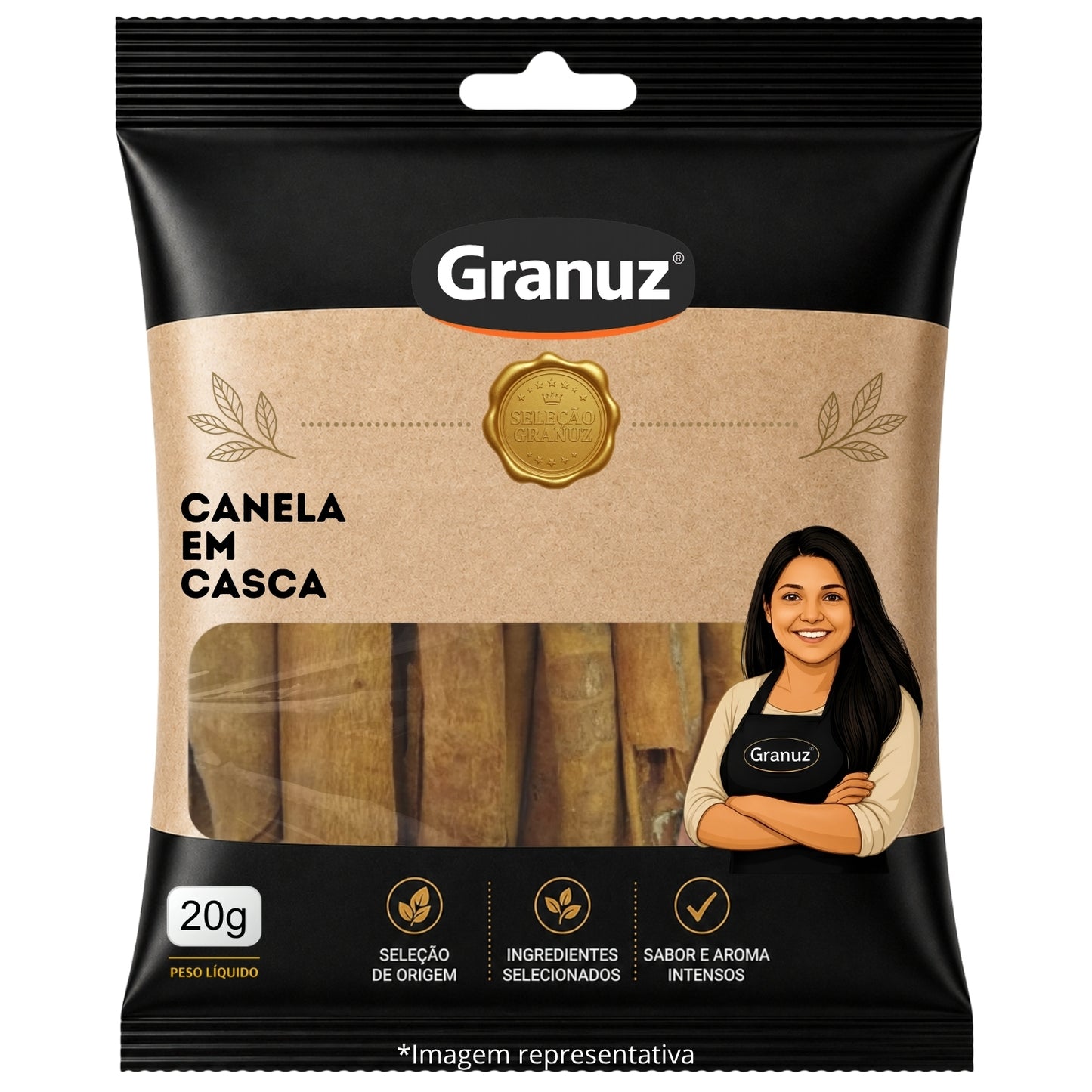 Canela em Casca Granuz 20g