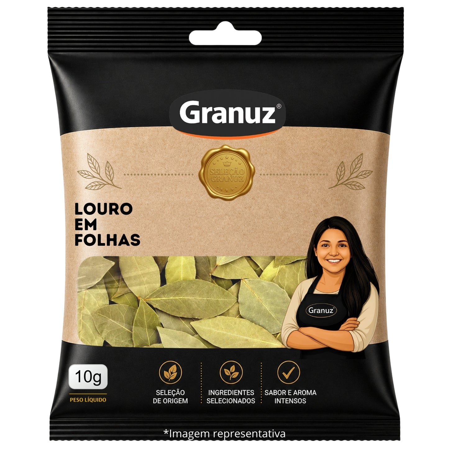 Louro em Folhas Granuz 10g
