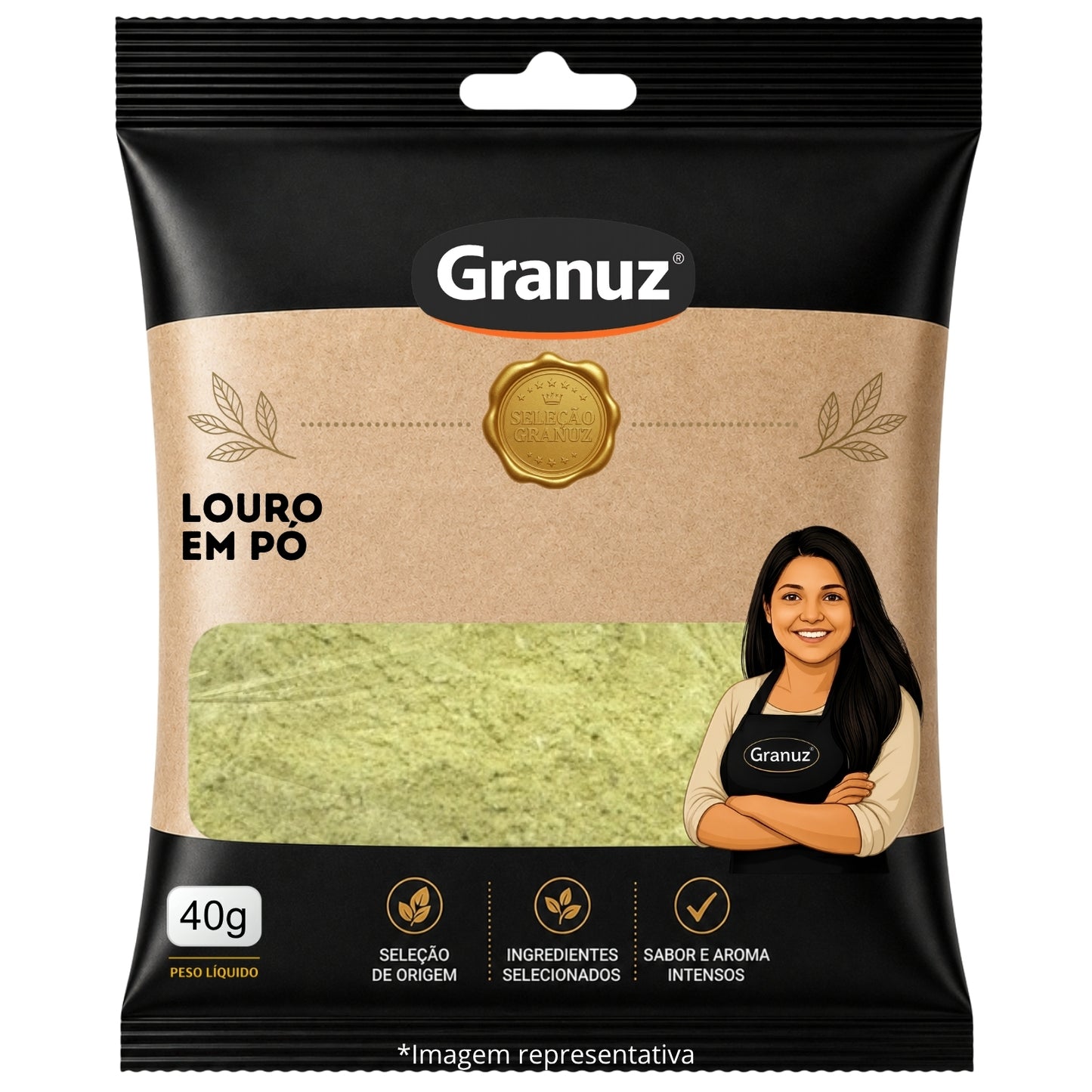 Louro em Pó Granuz 40g