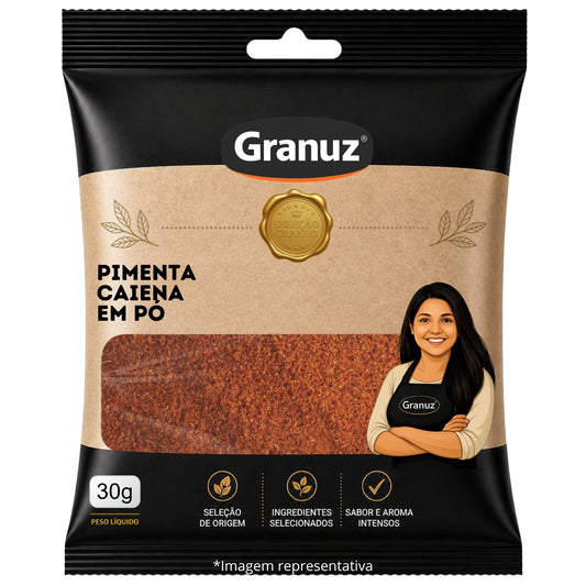 Pimenta Caiena em Pó Granuz 30g