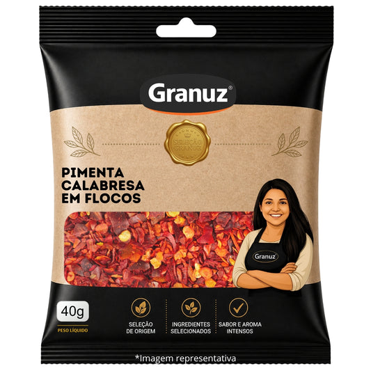 Pimenta Calabresa em Flocos Granuz 40g
