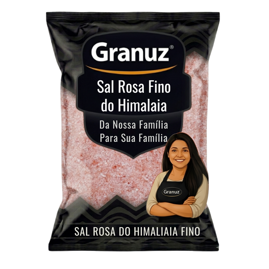 Sal Rosa do Himalaia Fino Granuz 250g