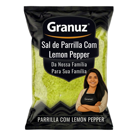 Sal de Parrilla com Lemon Pepper Granuz 250g
