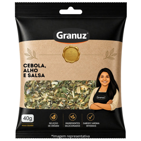 Tempero Cebola, Alho e Salsa Granuz 40g