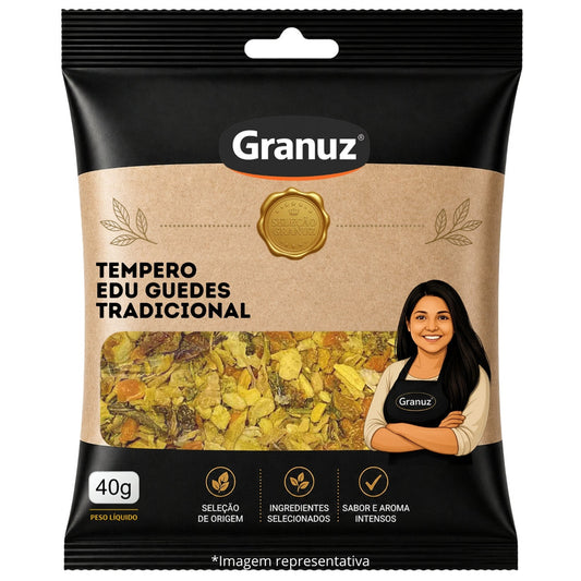 Tempero Edu Guedes Tradicional Granuz 40g
