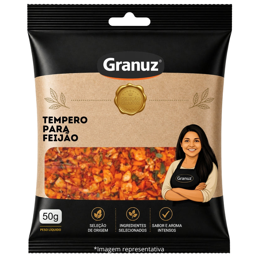 Tempero para Feijão Granuz 50g sachê