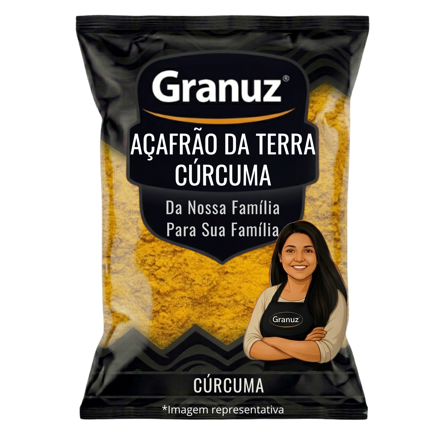 [imgrep] Açafrão da Terra (Cúrcuma) em Pó Granuz - Granel