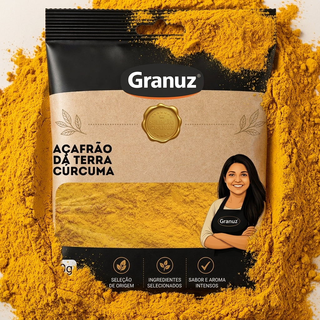 [hero2] Açafrão da Terra (Cúrcuma) em Pó Granuz 50g