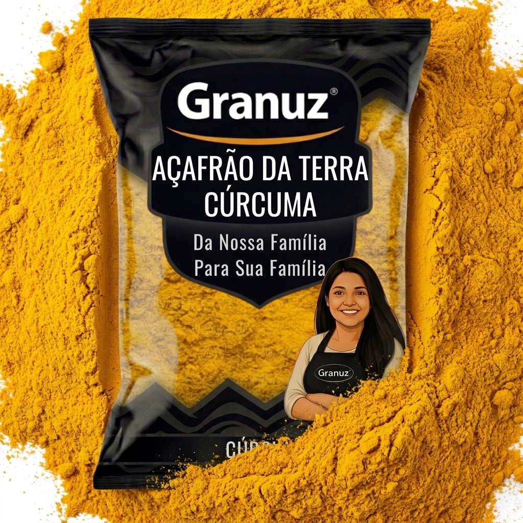 [hero2] Açafrão da Terra (Cúrcuma) em Pó Granuz - Granel