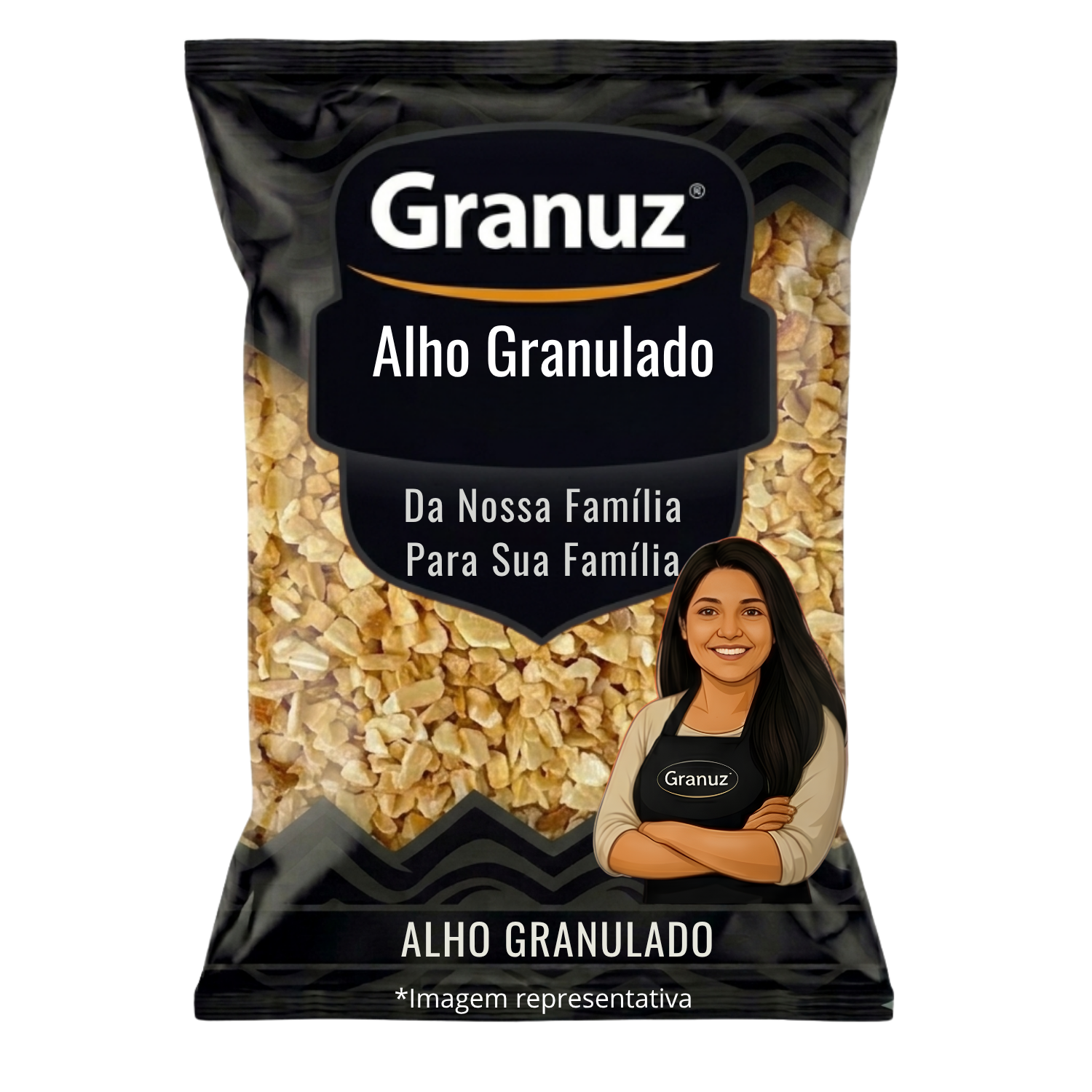 [imgrep] Alho Frito em Flocos Granuz - Granel