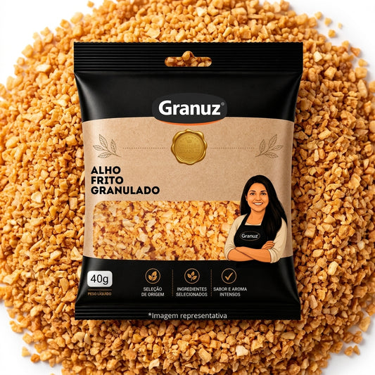 [hero2] Alho Frito em Flocos Granuz 40g