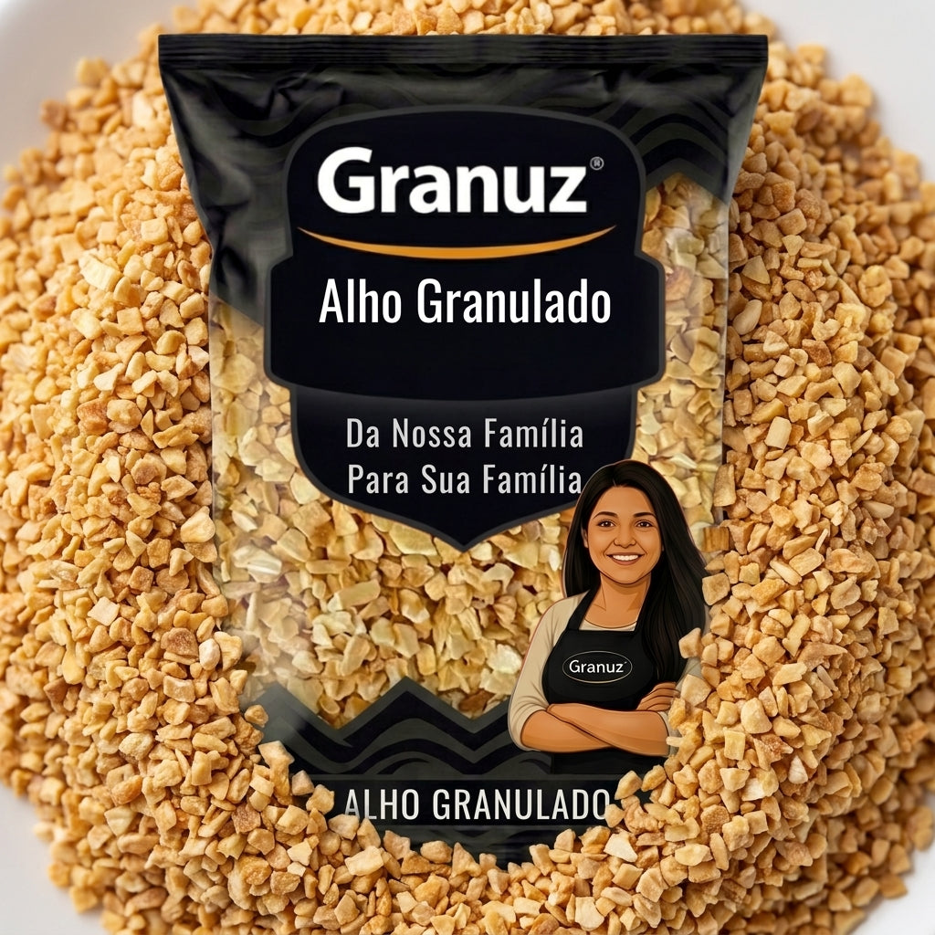 [hero2] Alho Frito em Flocos Granuz - Granel