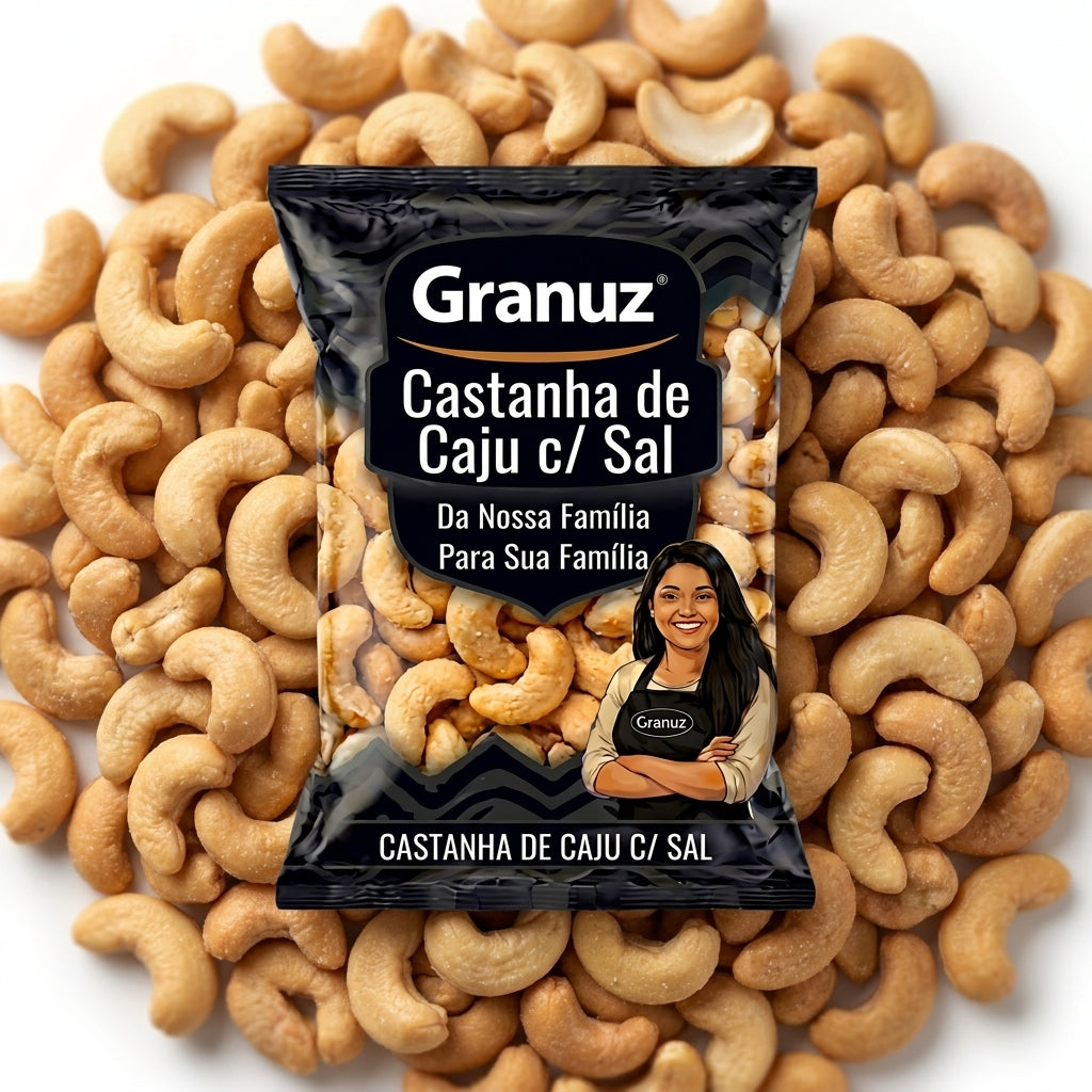 [hero2] Castanha de Caju Torrada com Sal Granuz
