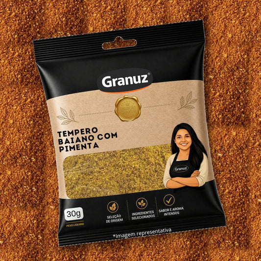 [hero2] Tempero Baiano com Pimenta Granuz 30g