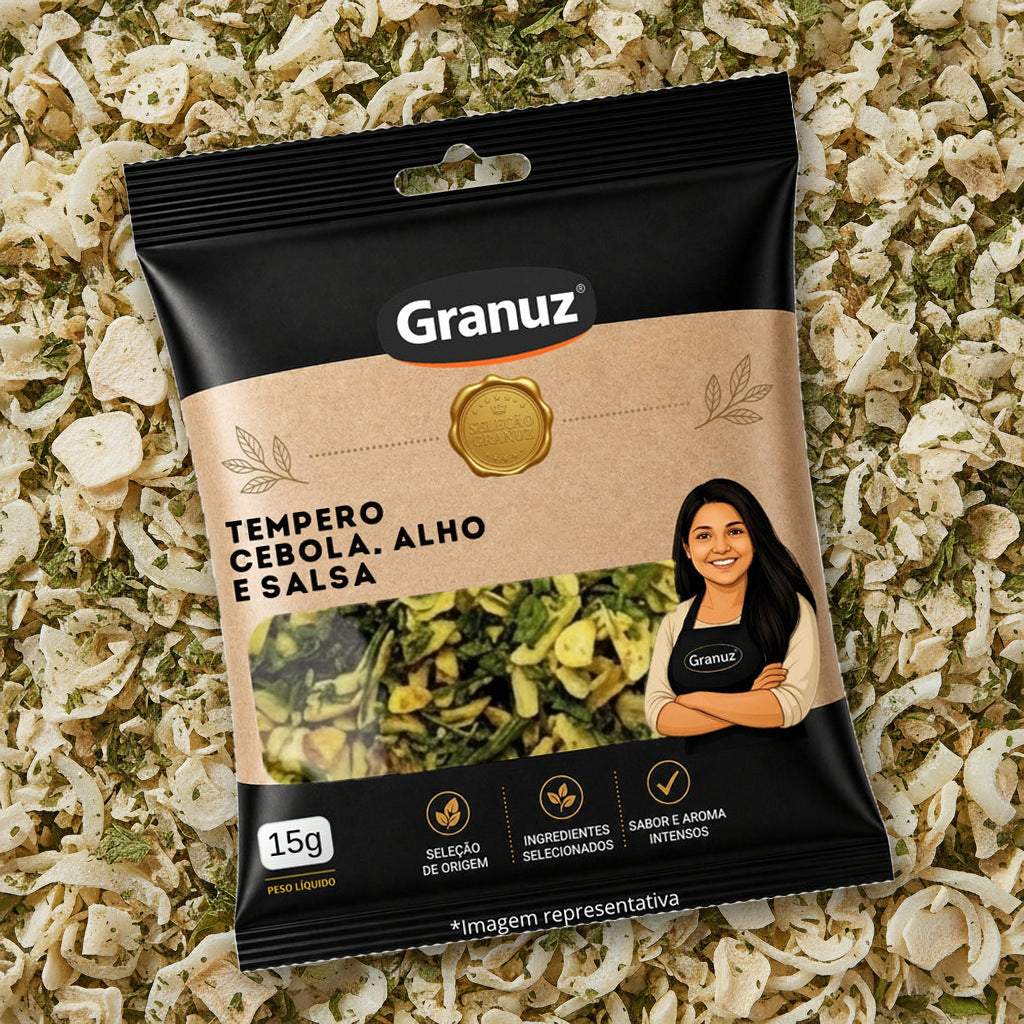 [hero2] Tempero Cebola, Alho e Salsa Granuz 15g