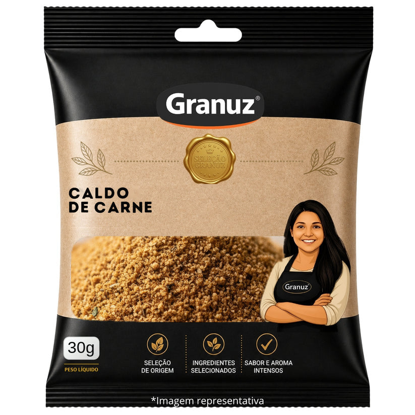 Caldo de Carne em Pó Granuz 30g sachê