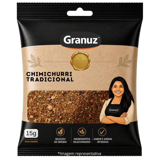 Chimichurri Tradicional Granuz 15g sachê