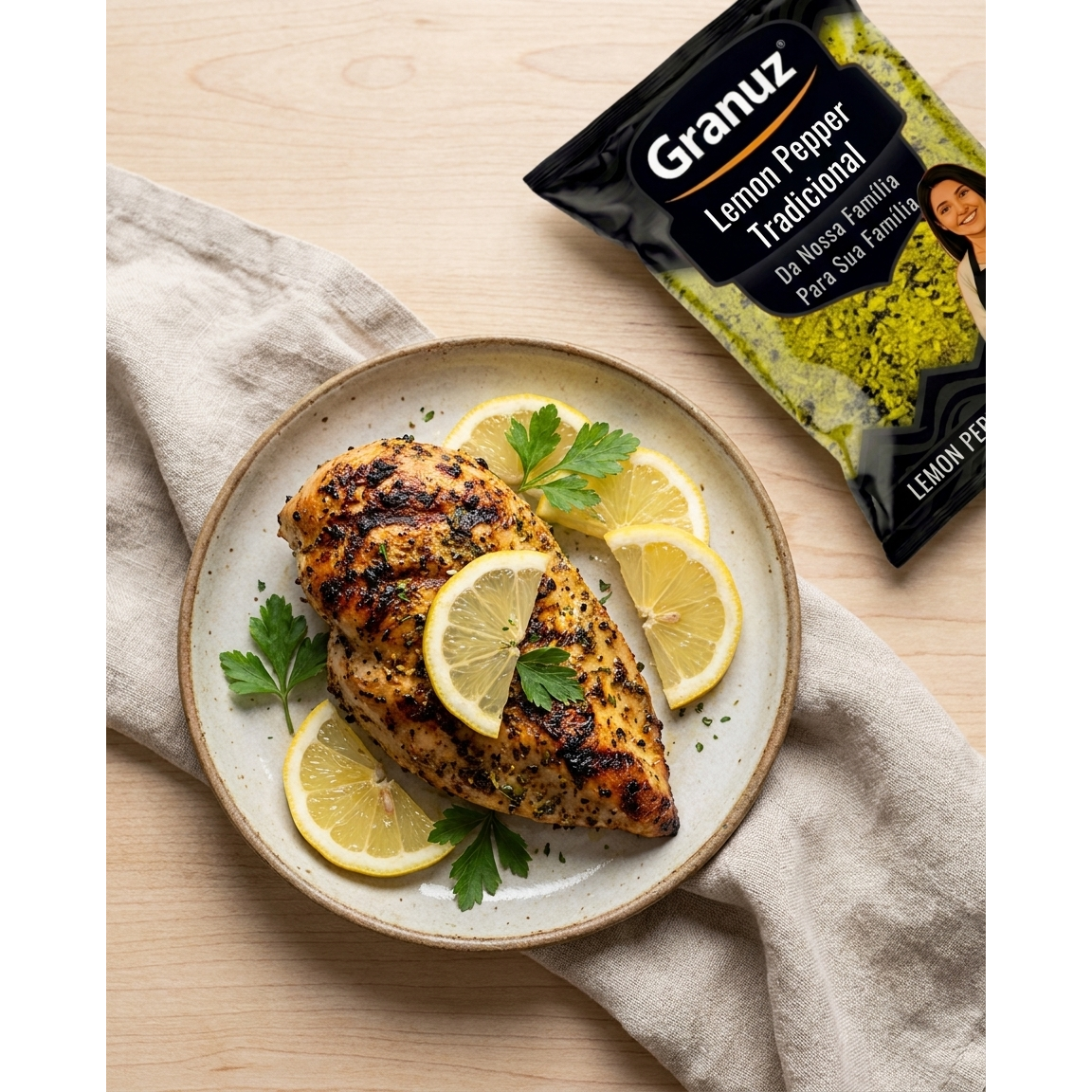 [foto3] Lemon Pepper Tradicional Granuz - Granel