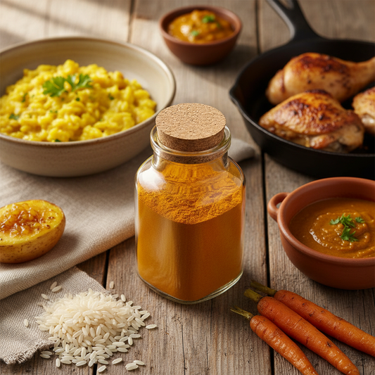 Acafrao da Terra (Curcuma) em Po - lifestyle