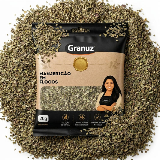 [hero2] Manjericão em Flocos Granuz 20g