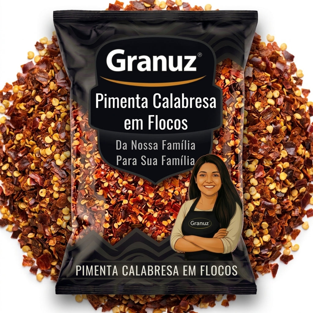 [hero2] Pimenta Calabresa em Flocos Granuz - Granel