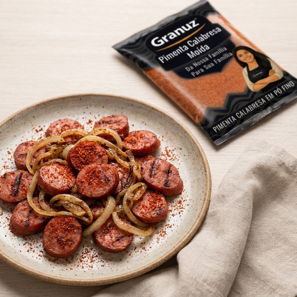 [foto3] Pimenta Calabresa Moída Granuz - Granel