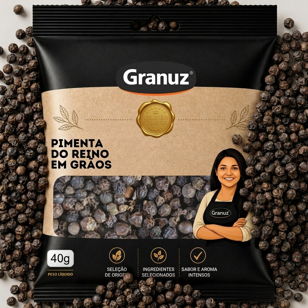 [hero2] Pimenta do Reino Preta em Grão Granuz 40g