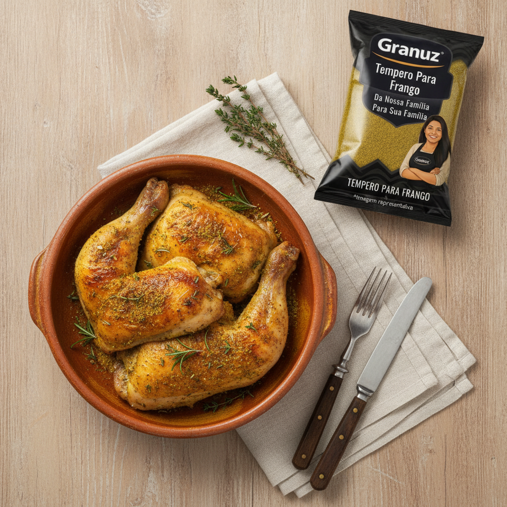 Tempero para Frango - prato
