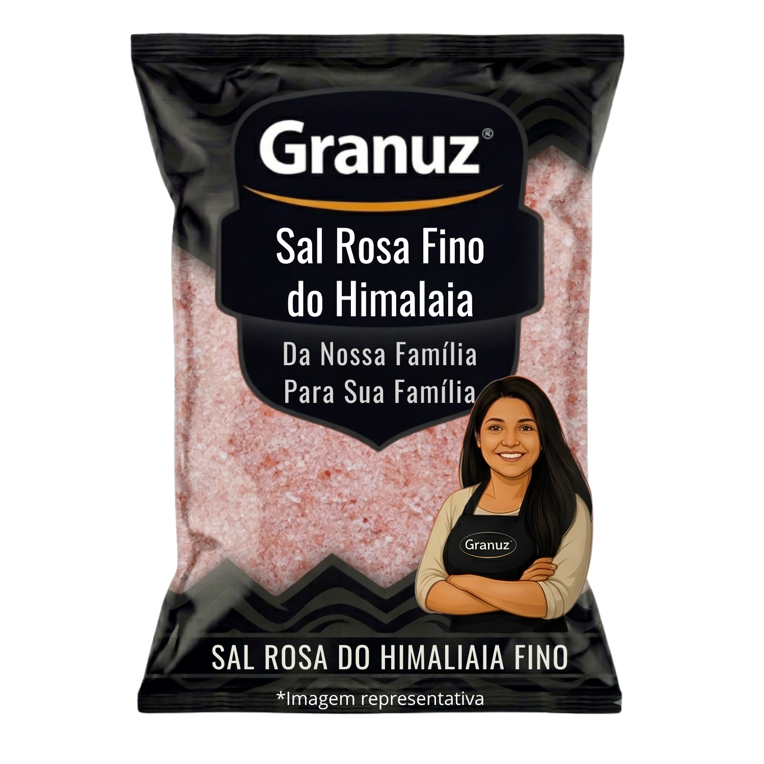 [imgrep] Sal Rosa do Himalaia Fino Granuz - Granel