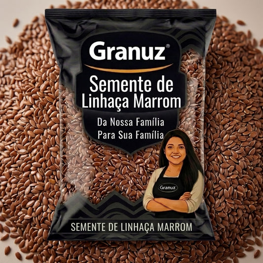 [hero2] Semente de Linhaça Marrom Granuz - Granel